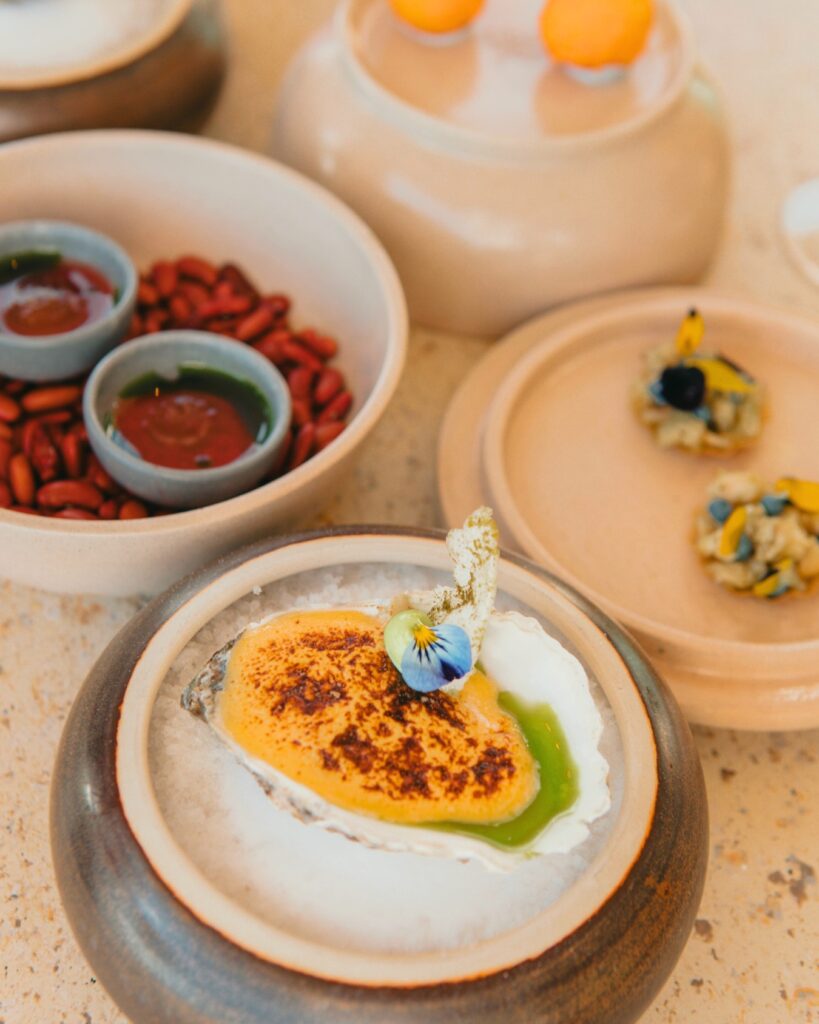 Fresh dishes at The Lemon Beach