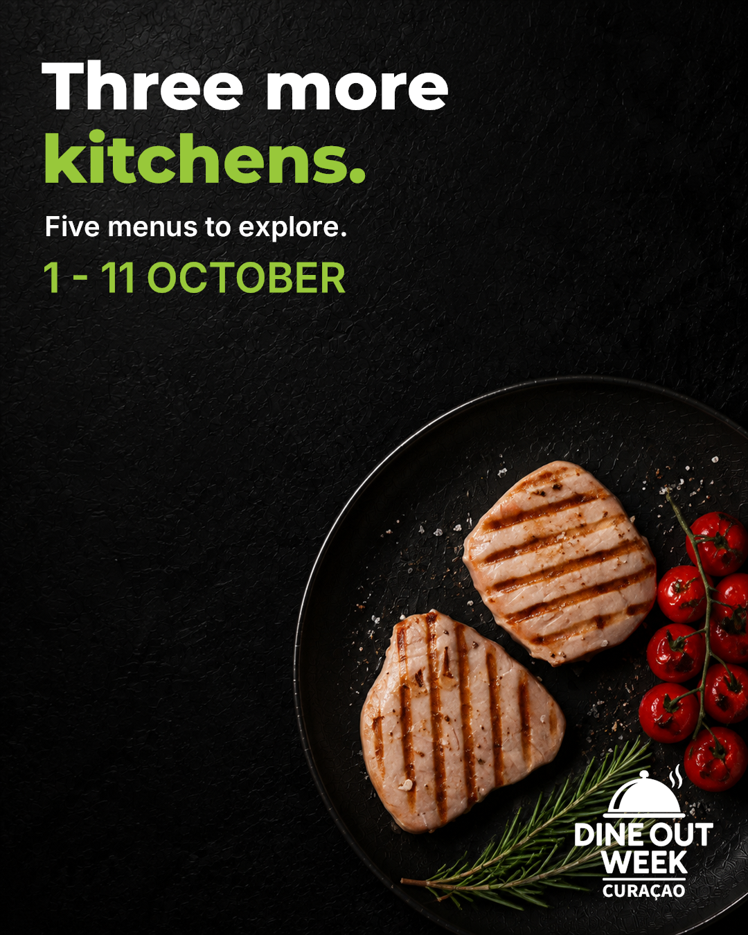 Three more kitchens. Five menus to explore. | DineOut Week Curaçao 2026