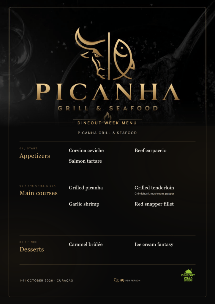 Picanha Grill & Seafood | DineOut Week Menu Cg 99
