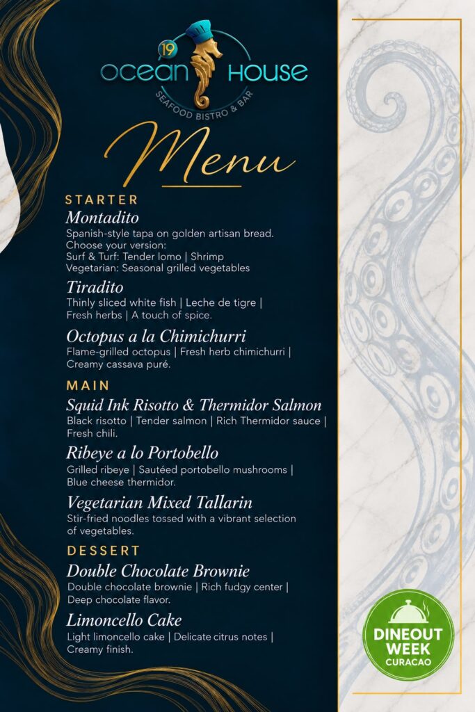 Ocean House Seafood Bistro & Bar | DineOut menu 2026