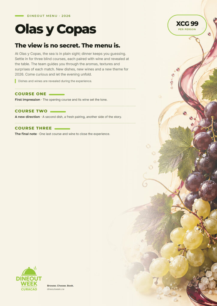 Olas y Copas | Blind 3-course wine experience