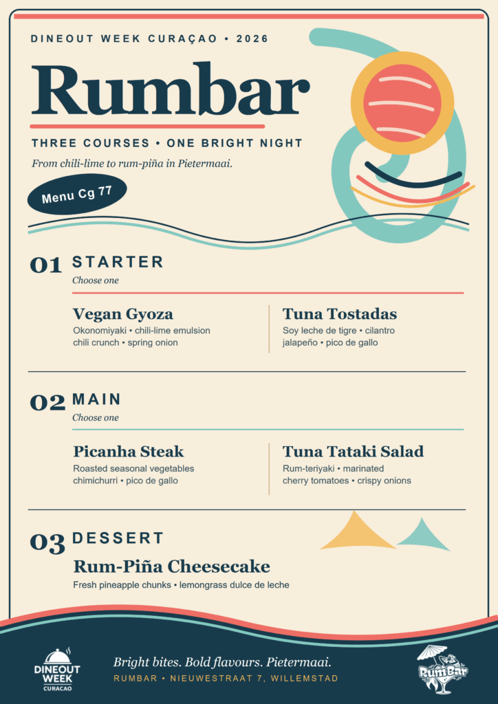 Rumbar | Three-course menu 2026